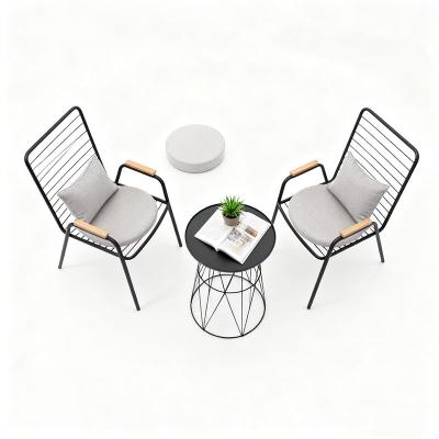 Iron wire tables and chairs