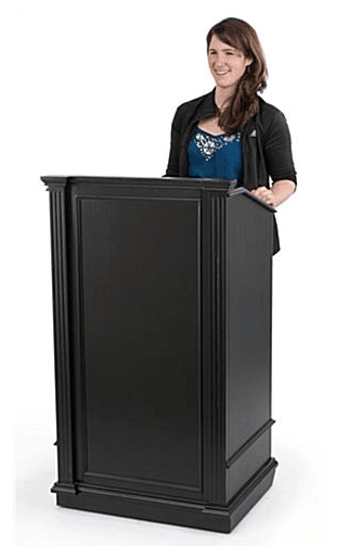 演讲台发言台高档实木讲台桌主席接待台主持会议室报告厅讲话木质